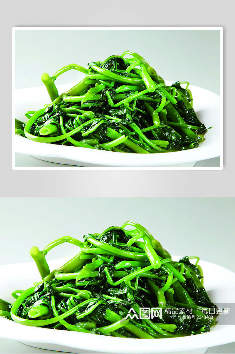蔬菜空心菜食品高清图片素材