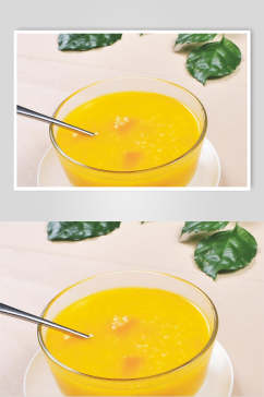 健康美味南瓜粥食品摄影图片