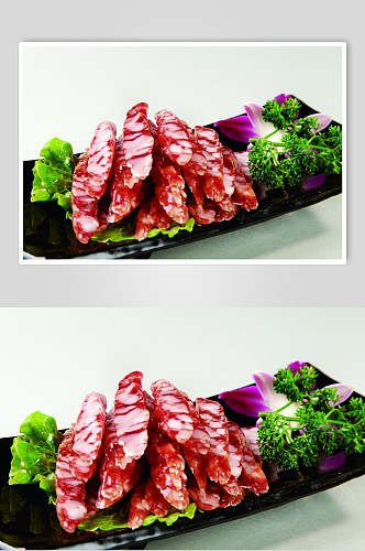 广式香肠食品高清图片
