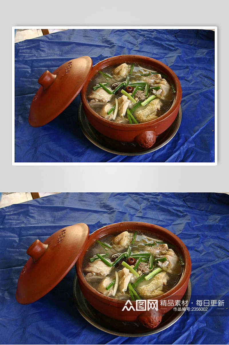 砂锅排骨家常菜食物高清图片素材