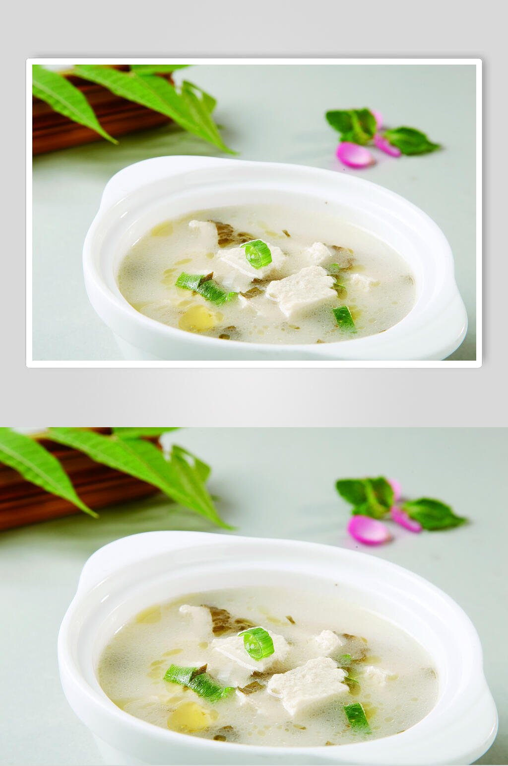 家乡野菜老豆腐食物图片素材