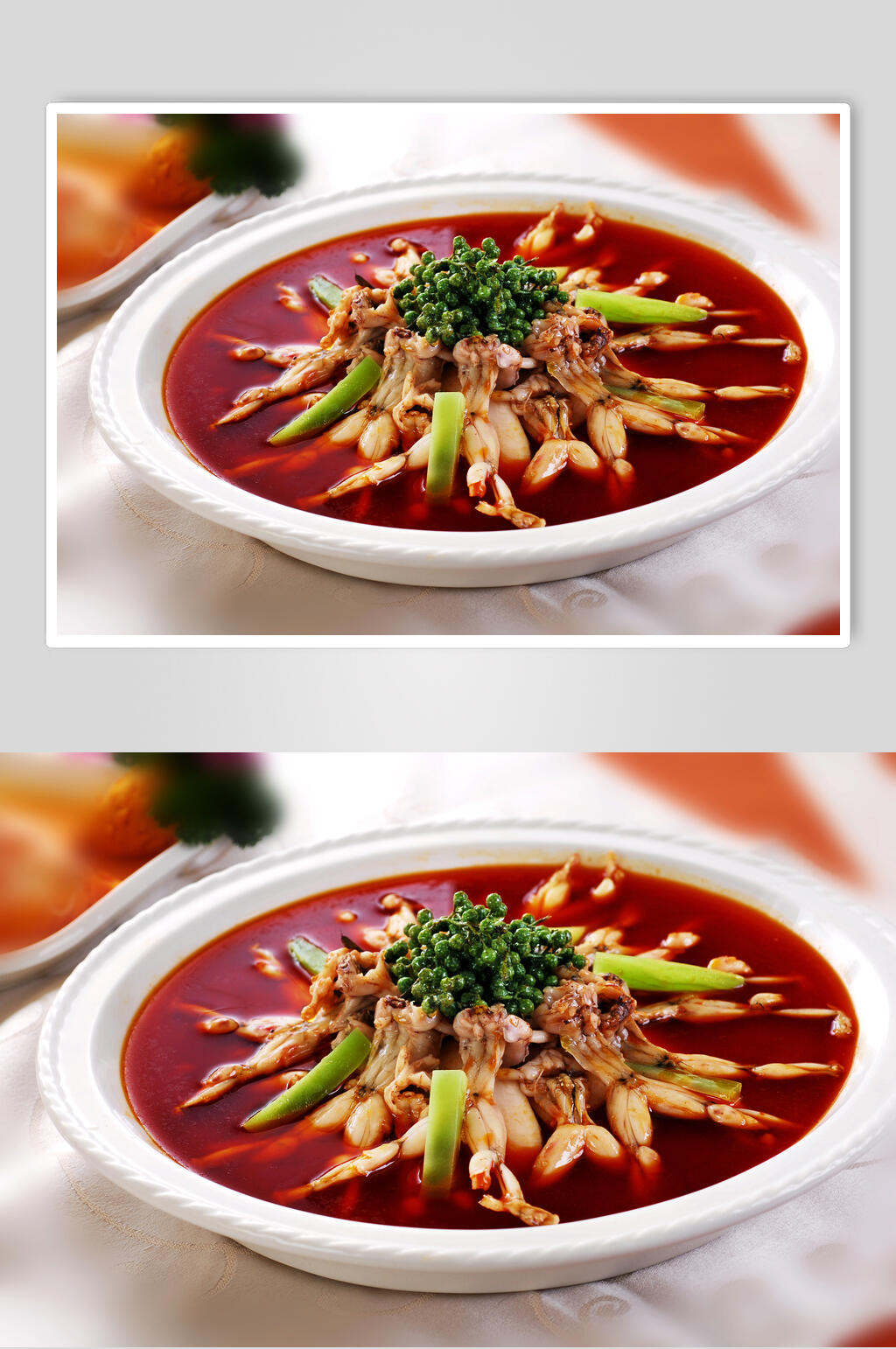 红油鲜椒美蛙食物摄影图片素材