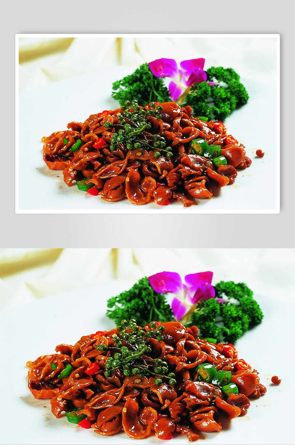 青花椒爆鸡胗餐饮图片素材