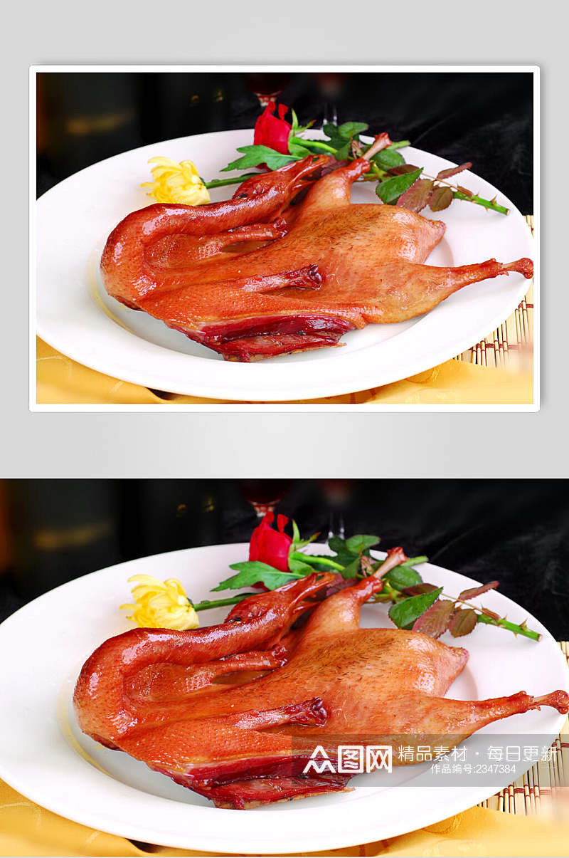 凉雍城卤板鸭食品高清图片素材
