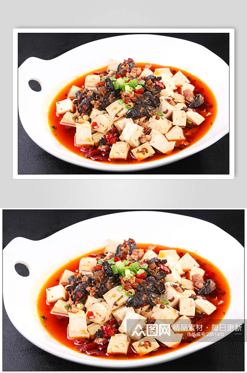 特色麻婆豆腐食物图片素材