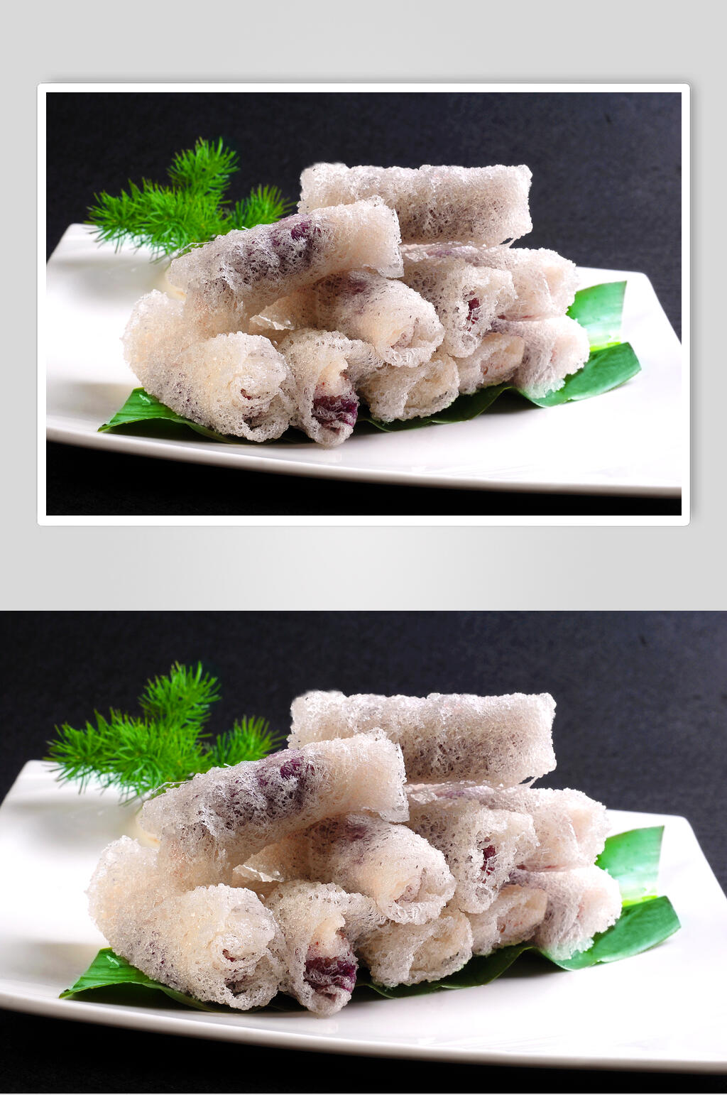 新鲜香芋卷食品高清图片素材