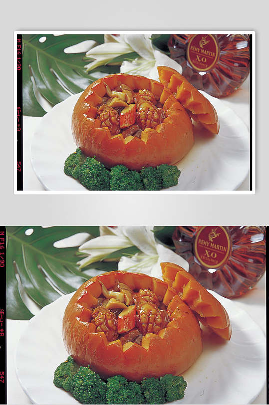 海鲜南瓜盅图片