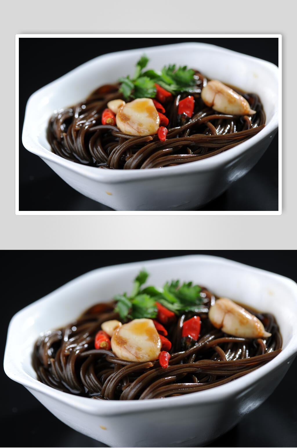 特色酸辣蕨根粉食物高清图片素材