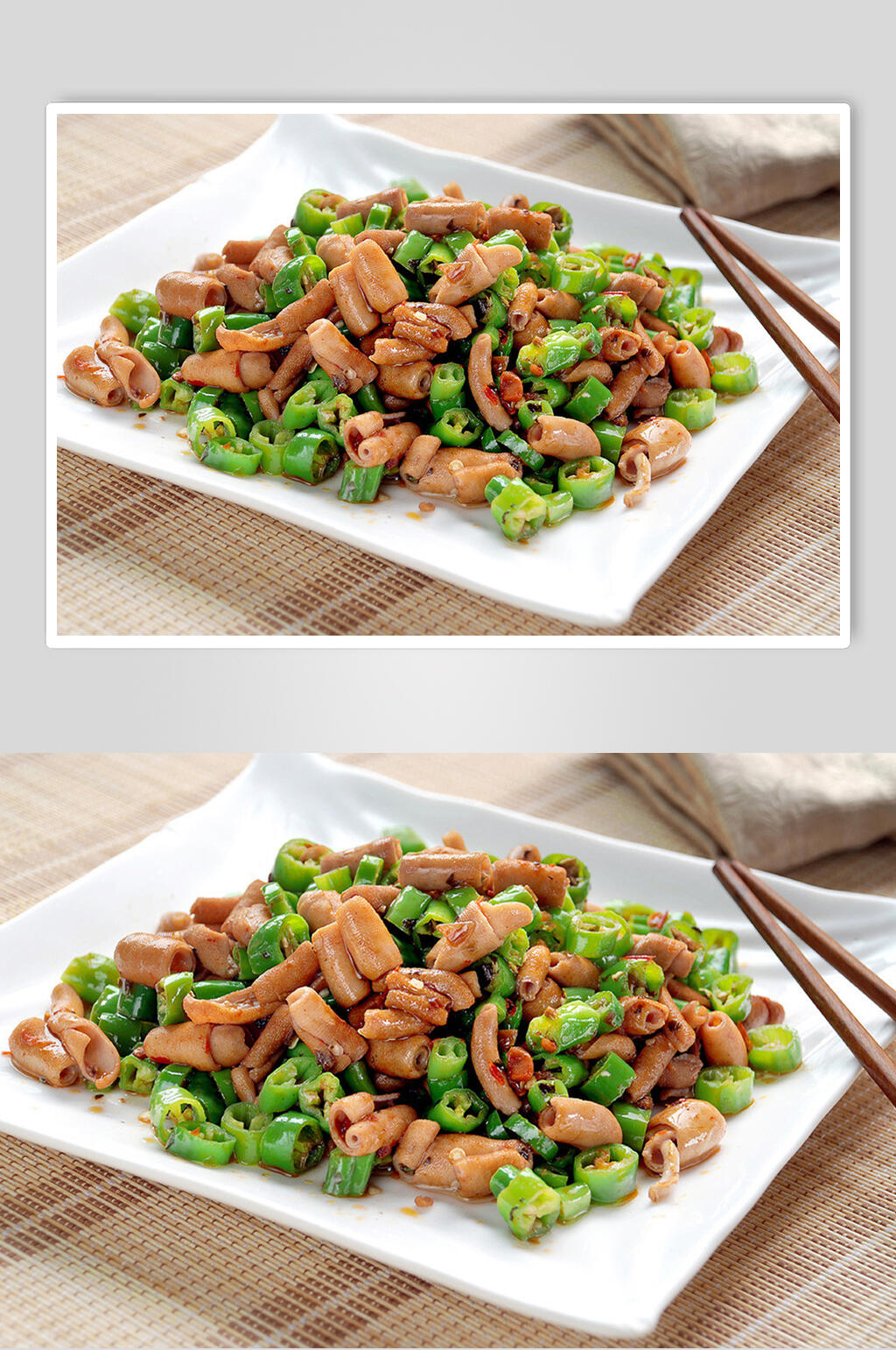 碎米鸭肠食品高清图片素材