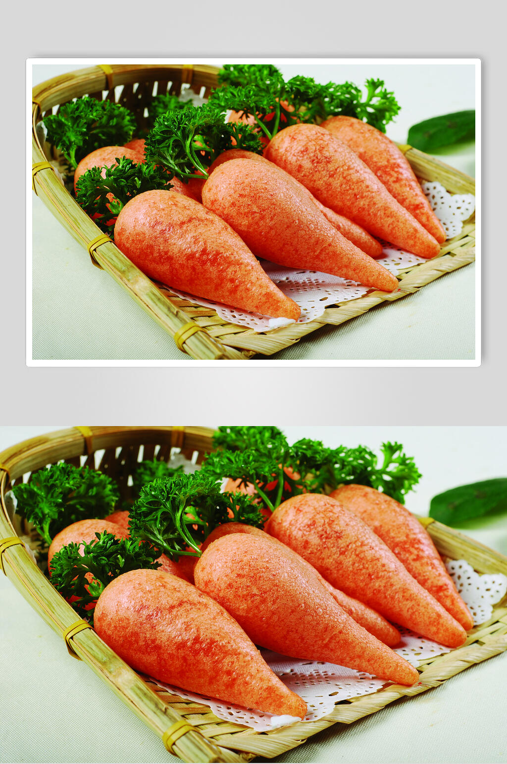 奶皇萝卜仔食物高清图片素材