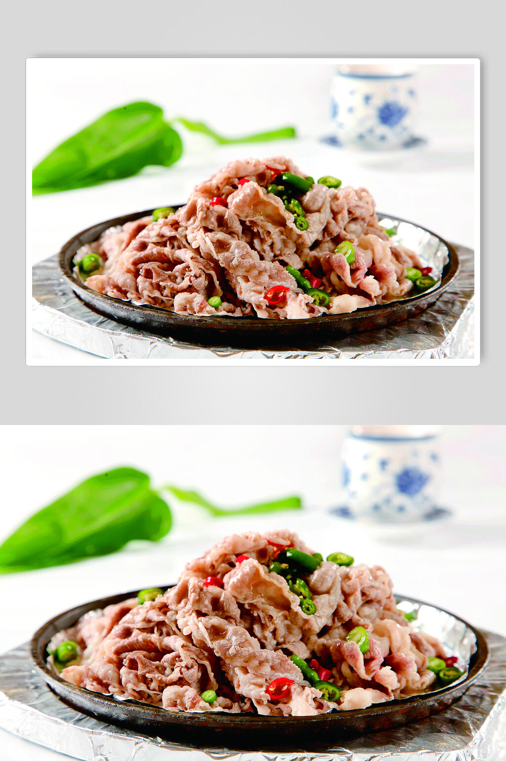 铁板肥牛食物高清图片素材