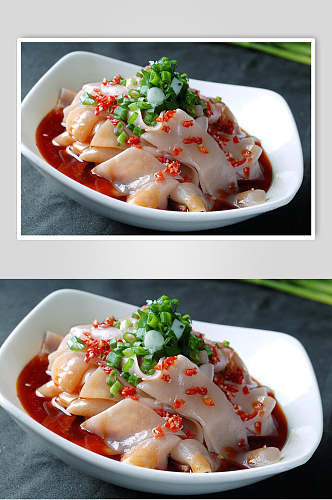 鲜椒鹅肠食品图片