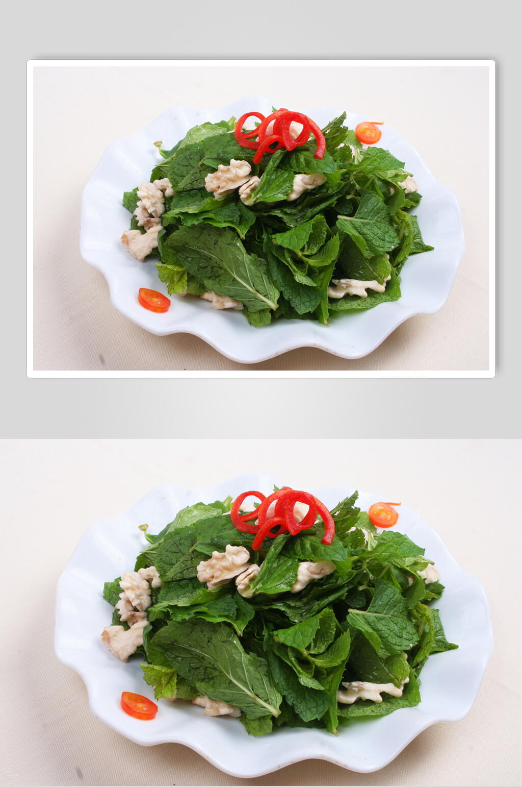 鲜香十香菜桃仁食品高清图片素材