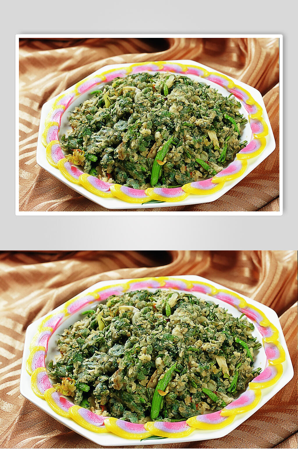 美味农家蒸麦饭图片素材