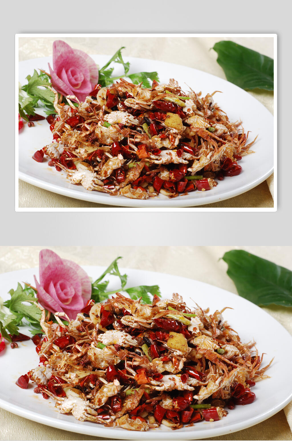 香辣蟹仔餐饮高清图片素材