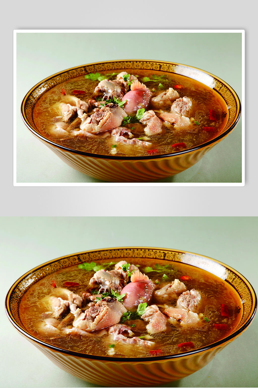 特色炖柴鸡美食图片素材