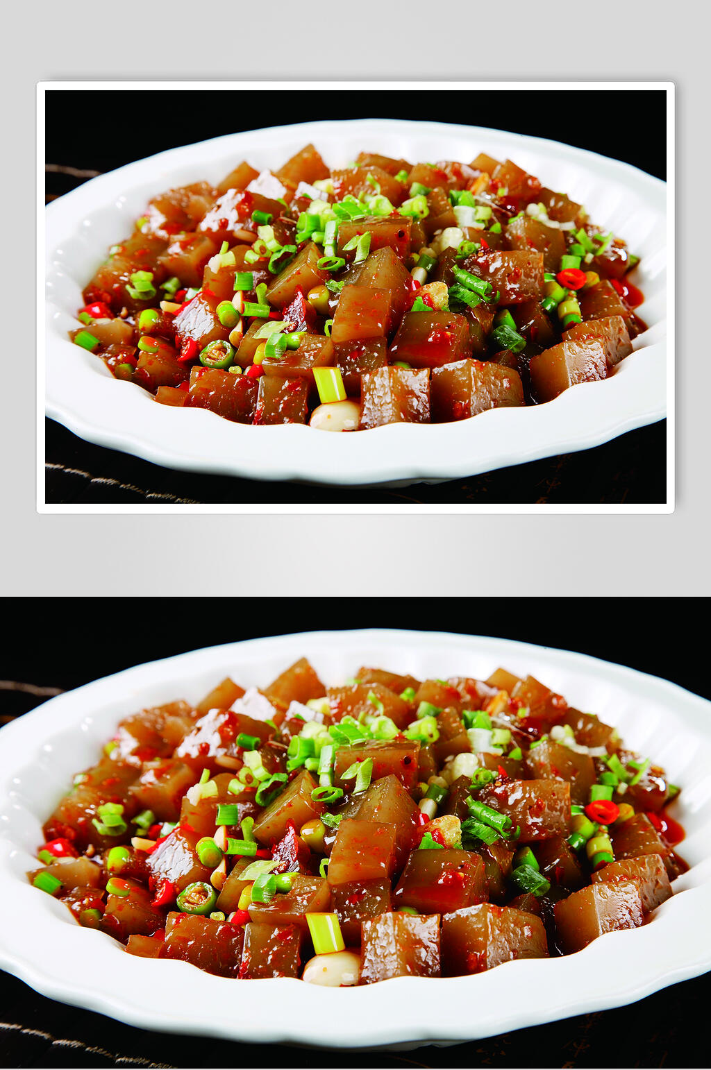 农家炒凉粉餐饮图片素材