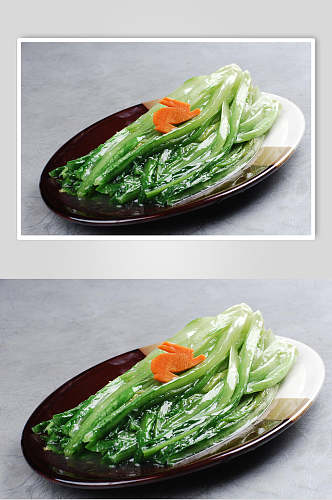 清炒油麦菜食品图片
