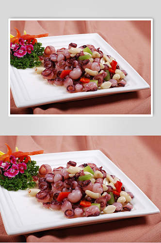 芥香小水母食品摄影图片