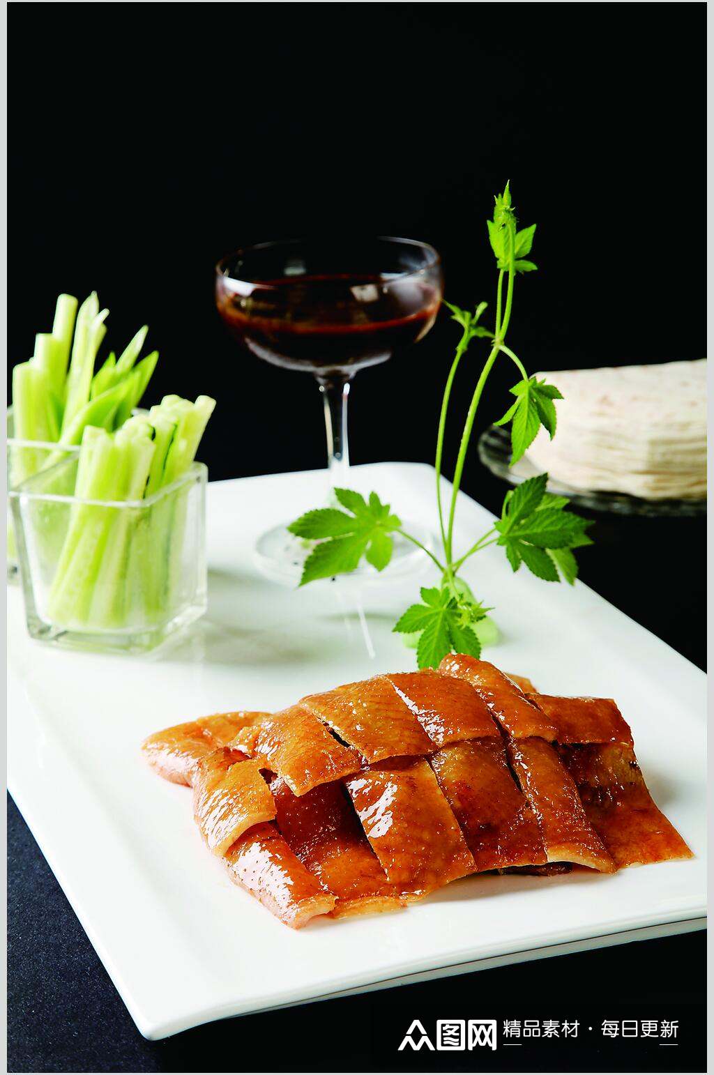 鲜香广式片皮鸭高清图片