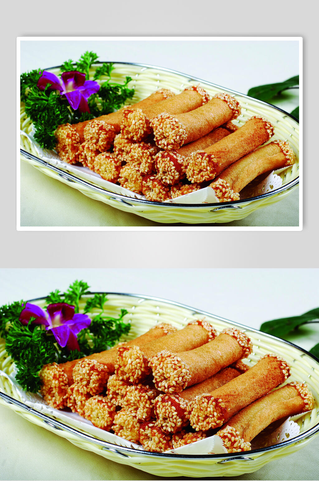 香酥芋泥卷餐饮食品图片素材