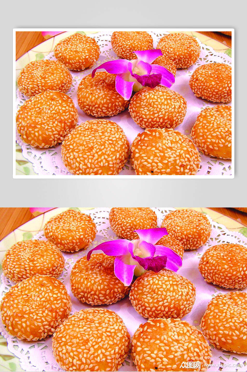 乡思南瓜饼食品摄影图片素材