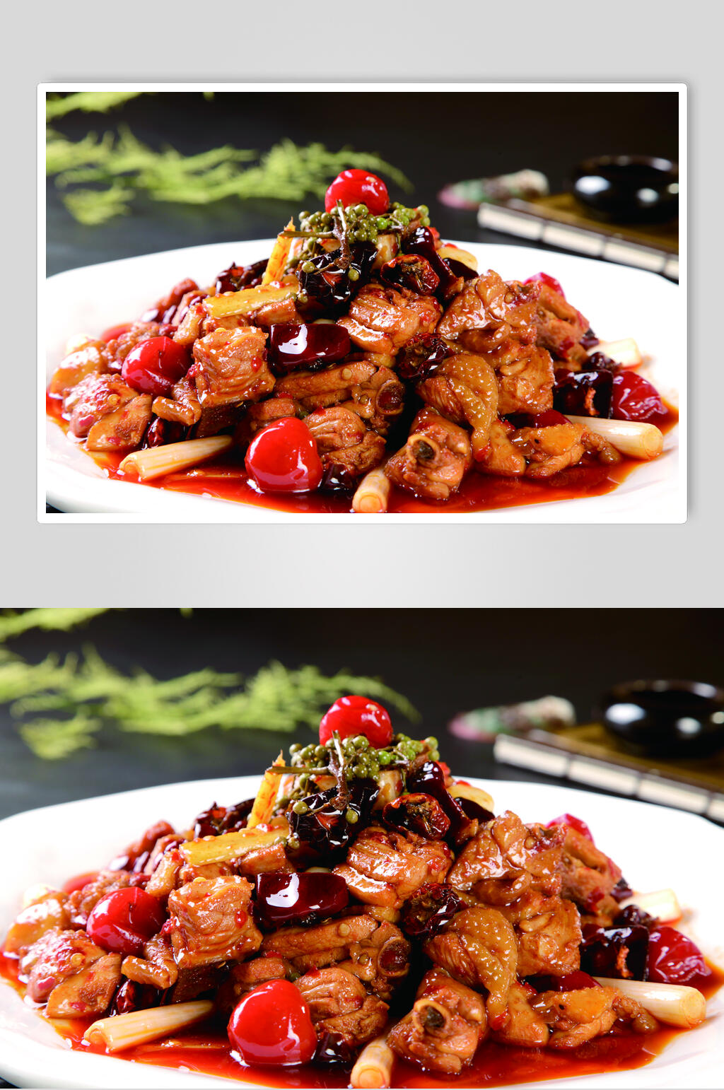 大嘴生炒小公鸡食物图片素材