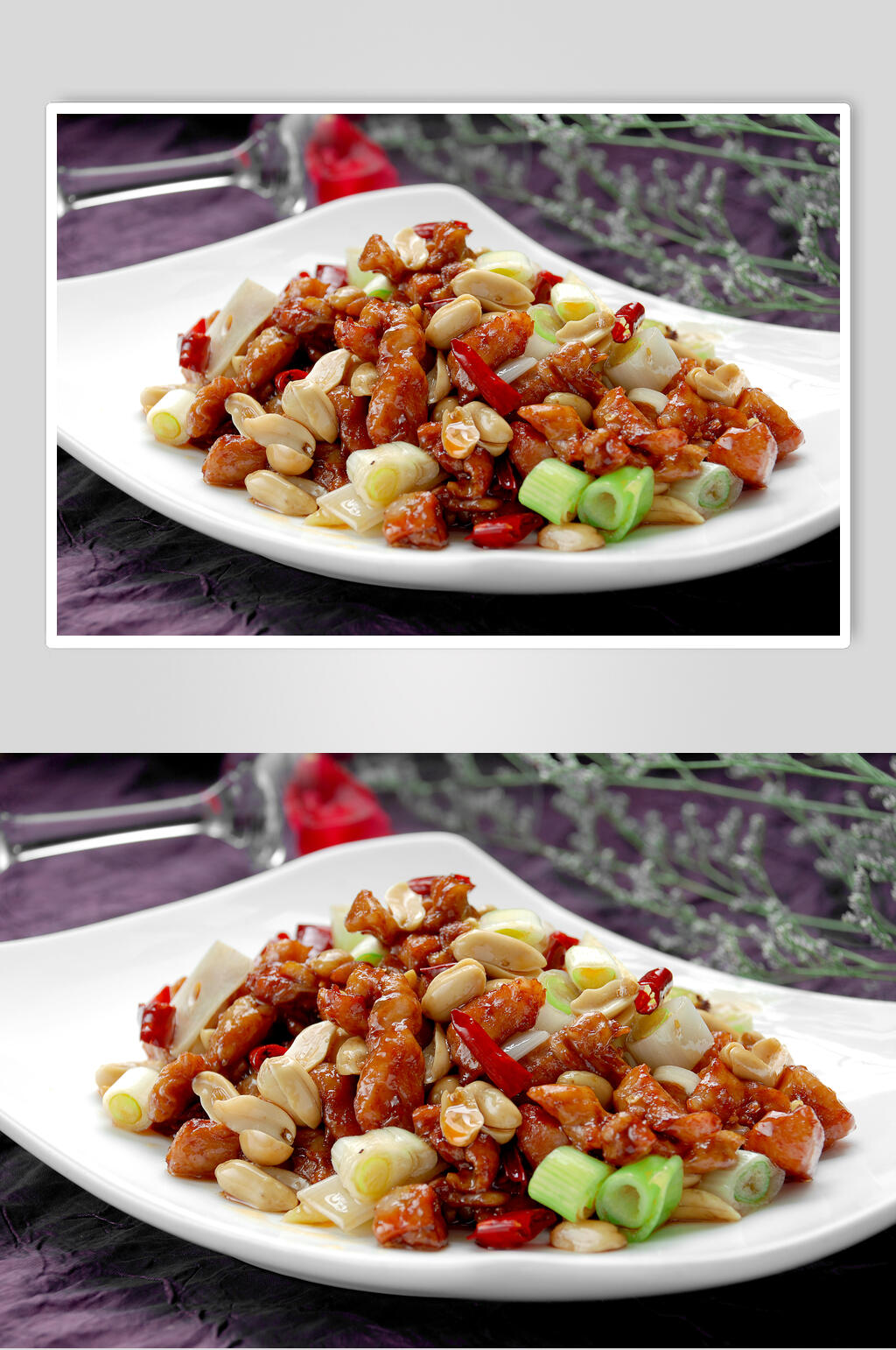 飘香美味宫爆鸡丁食物高清图片素材