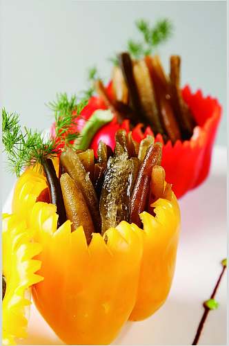 生炝海笋苗餐饮食物图片