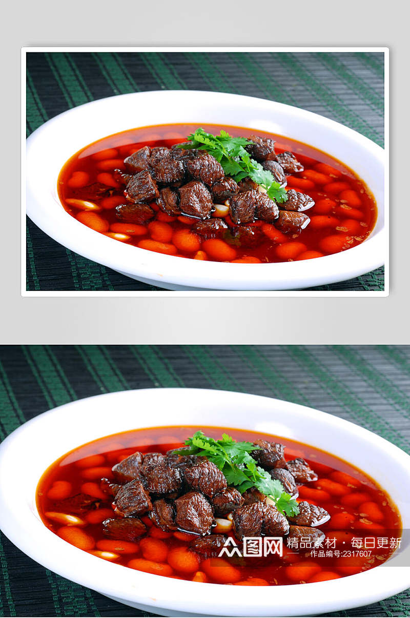 川大豆棕香牛腩餐饮食物图片素材