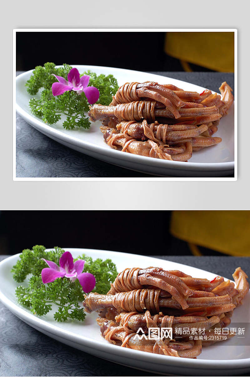 鸭肠包食物高清图片素材
