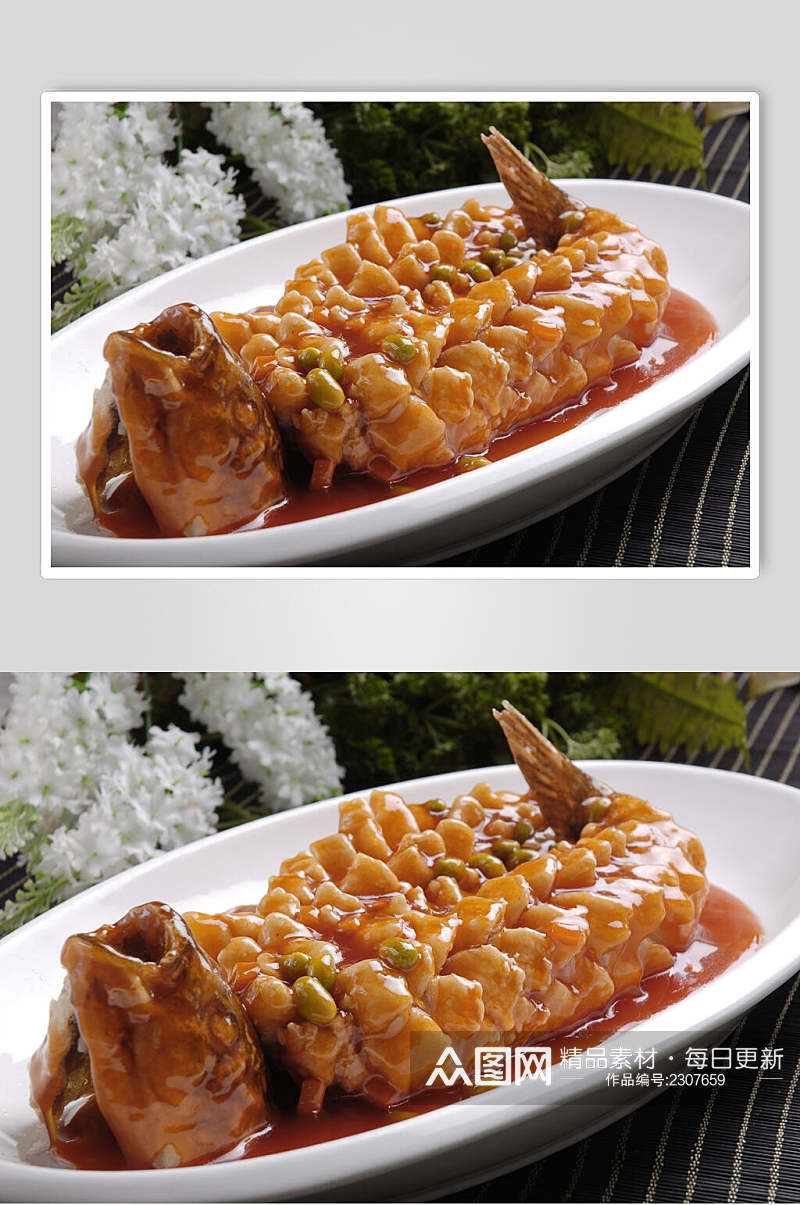 松鼠桂鱼图片美食图片素材