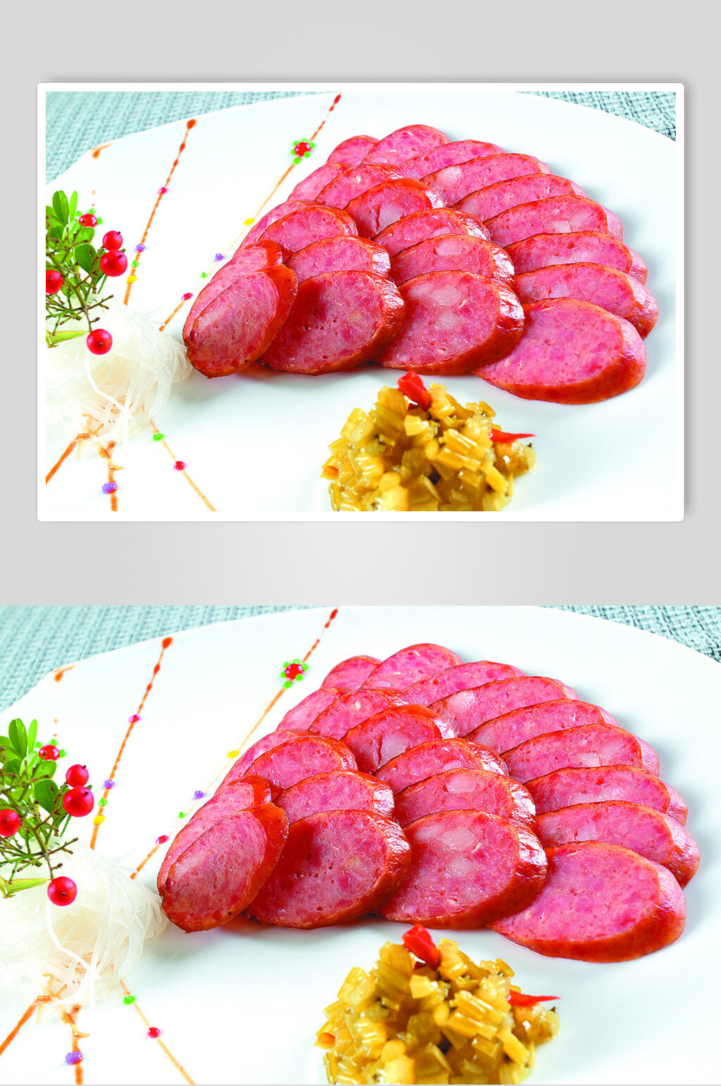 家乡烤肠食物高清图片素材