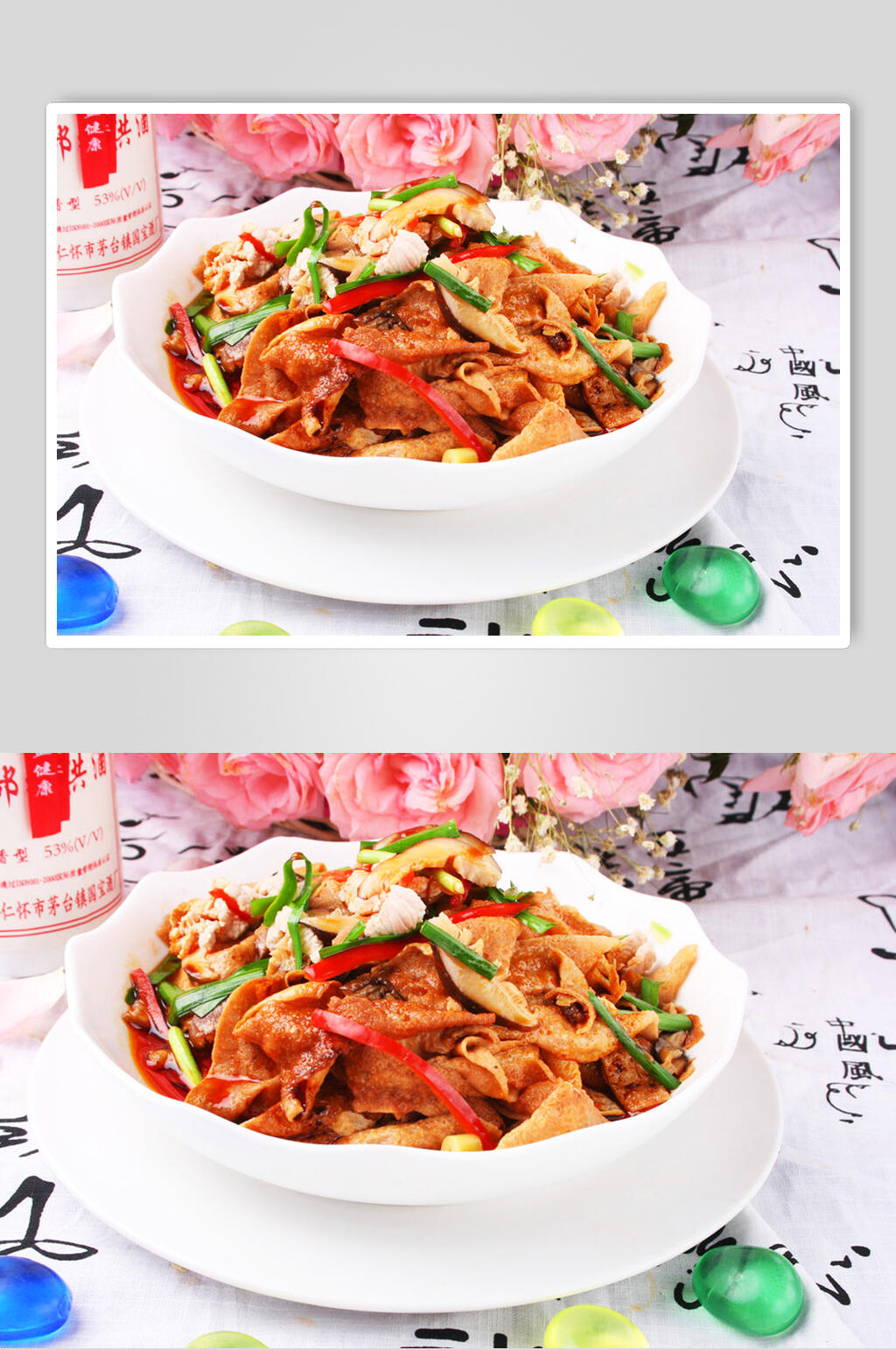 井冈豆腐皮餐饮食品图片素材