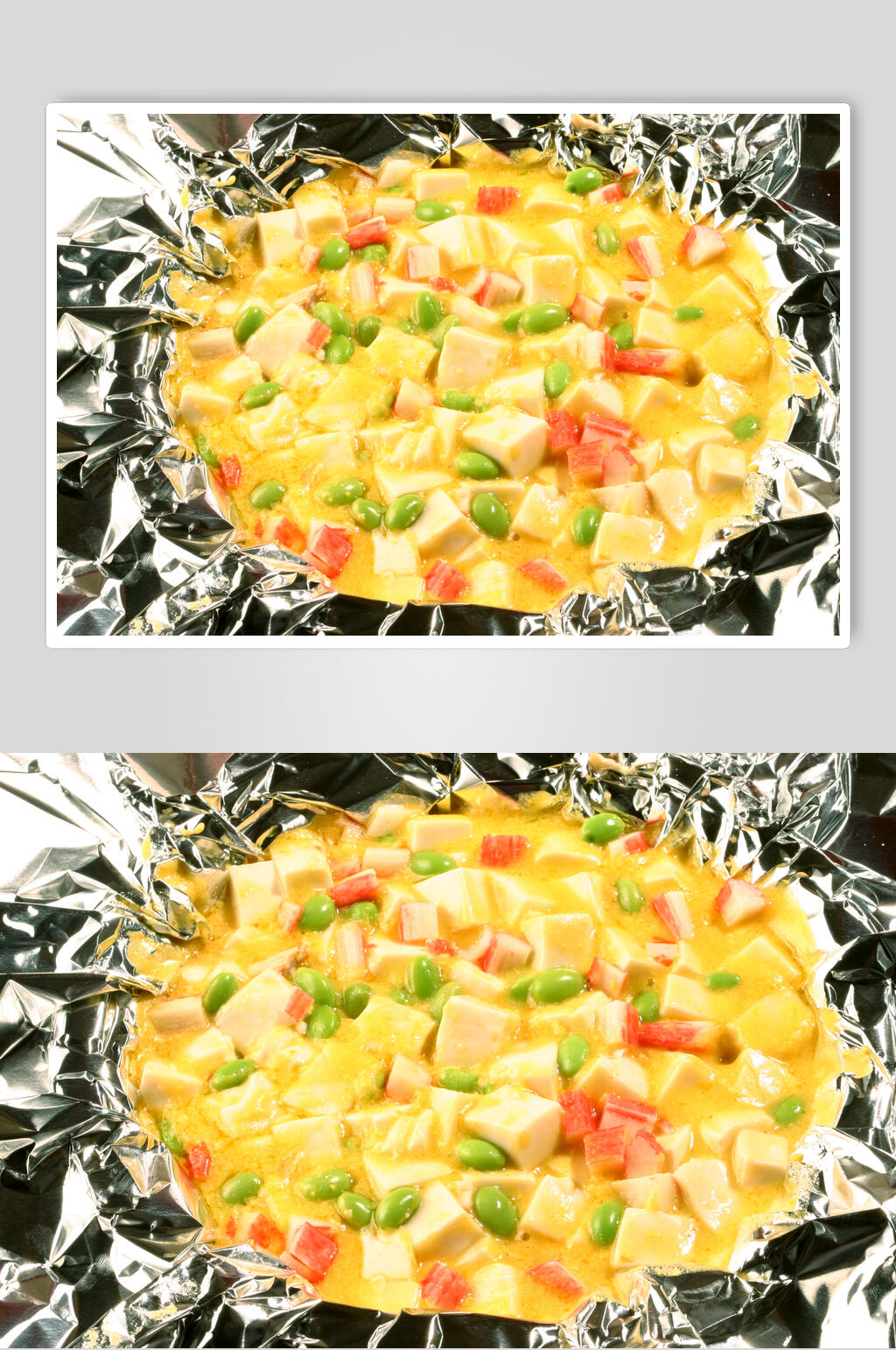 招牌蟹黄豆花图片素材