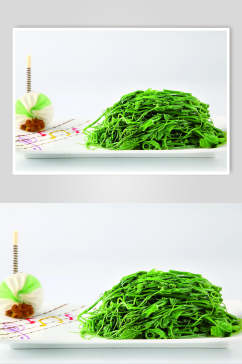 绿色生态丝瓜尖图片