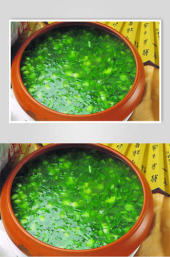 健康美味青菜钵食品高清图片