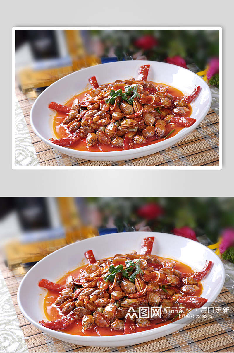橄榄油煸山菌餐饮食物图片素材