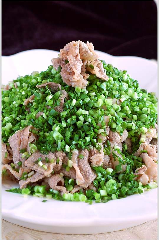 韭香肥牛餐饮高清图片