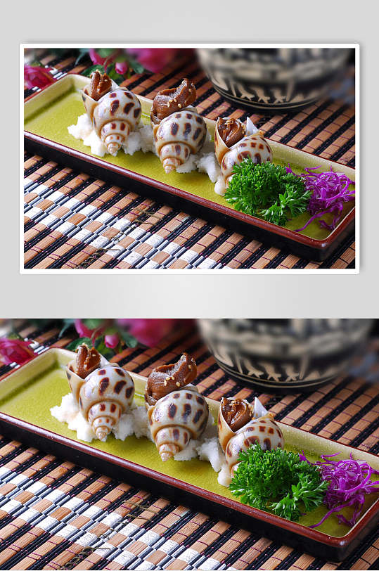 招牌美味凤螺矶煮图片-众图网