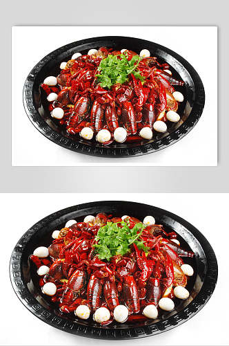 品质麻辣小龙虾食品高清图片