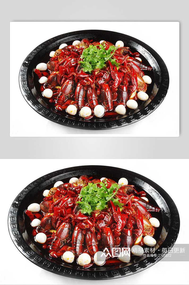 品质麻辣小龙虾食品高清图片素材