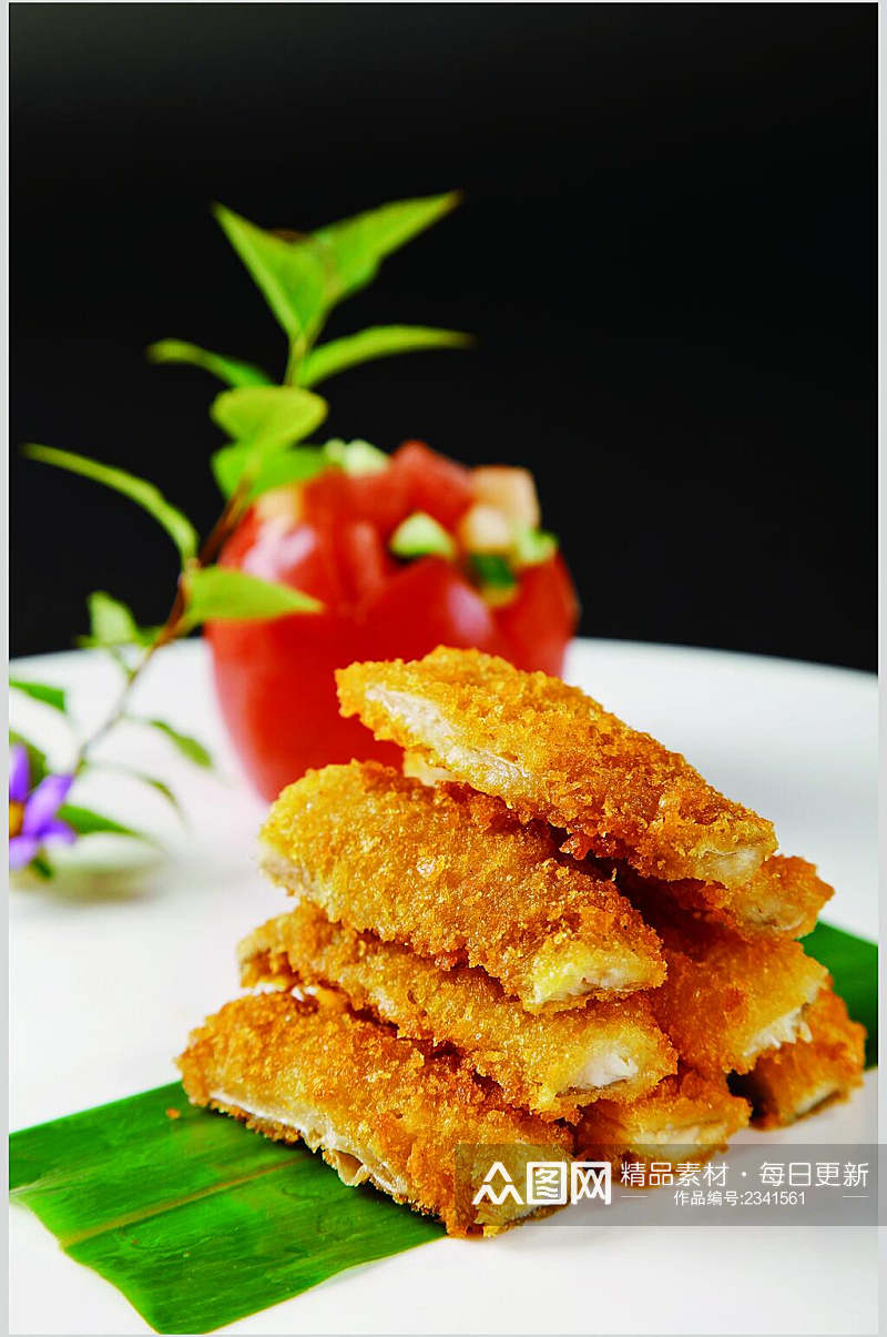 金沙鱼柳食品摄影图片素材