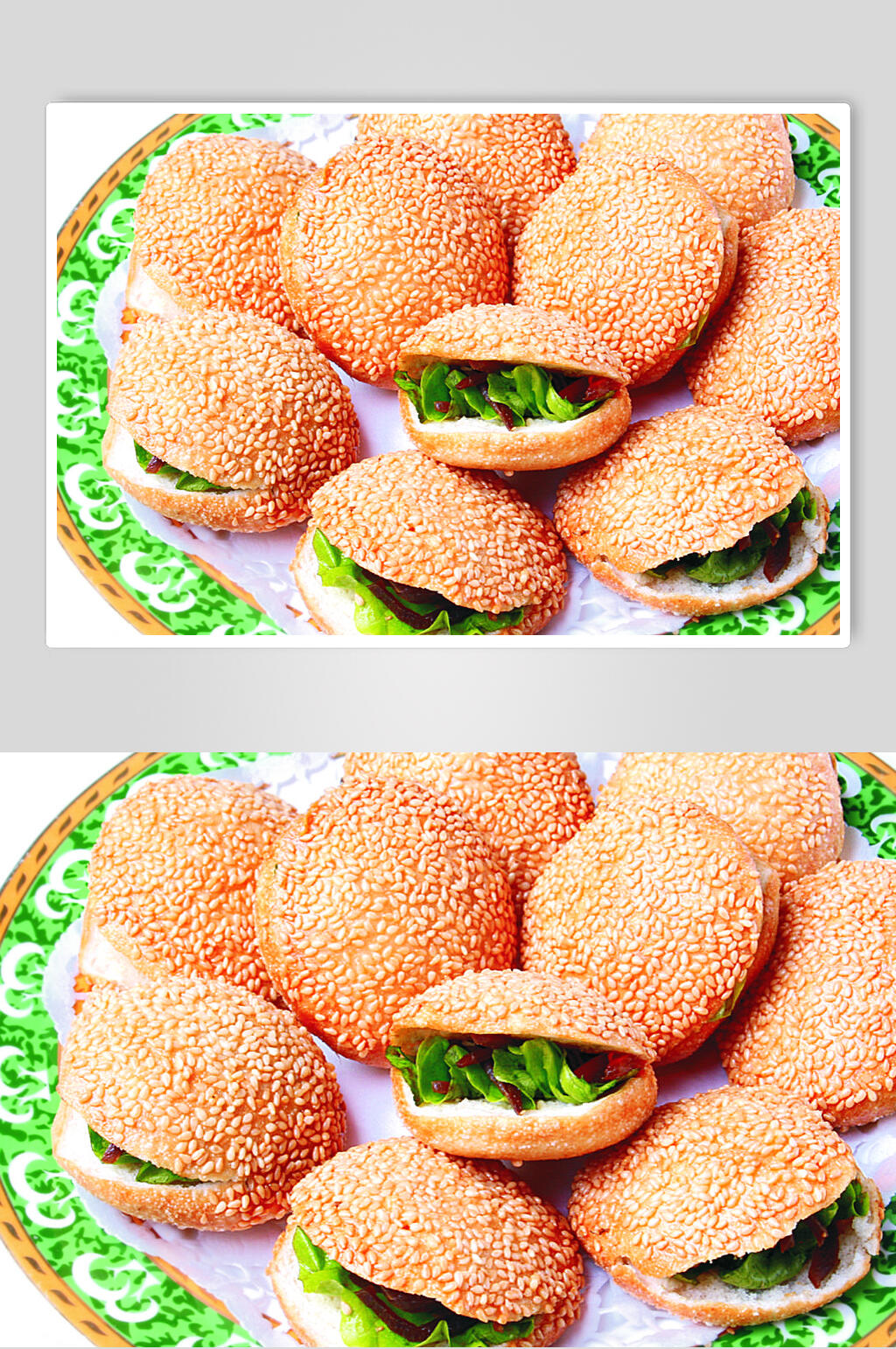 小烧饼夹咸菜高清图片素材
