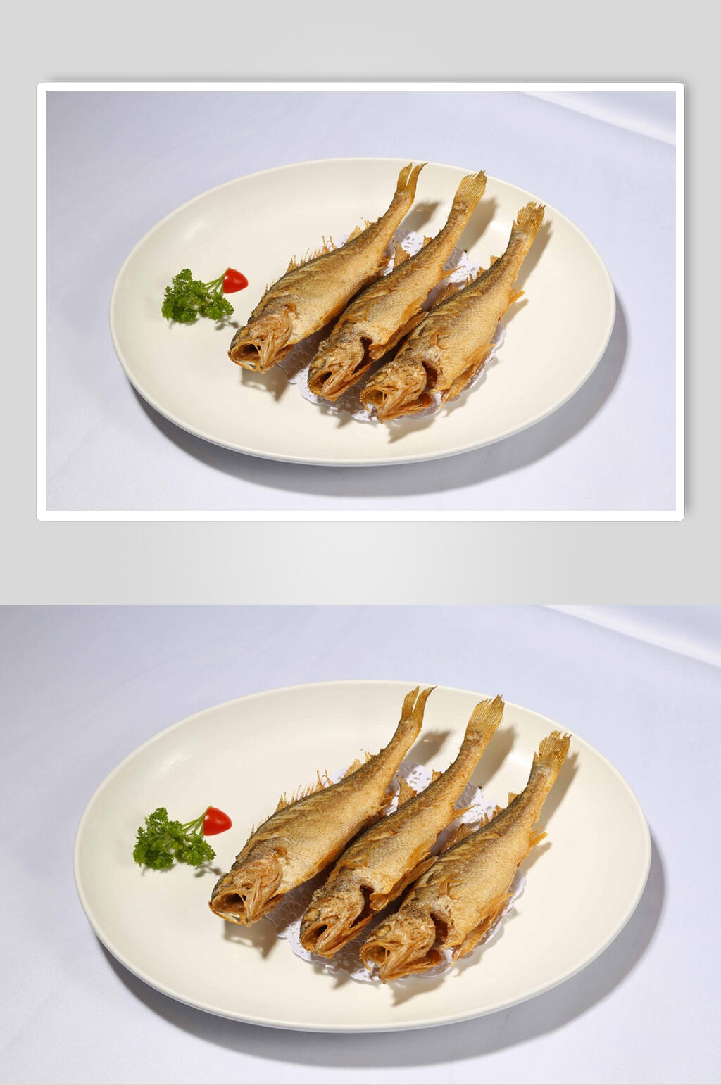 干煎小黄鱼食物图片素材