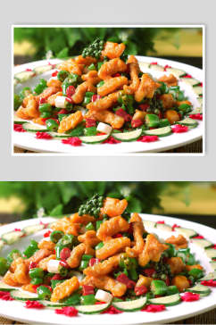 鲜椒煸仔鸡餐饮食品图片