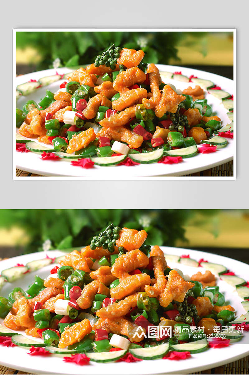 鲜椒煸仔鸡餐饮食品图片素材