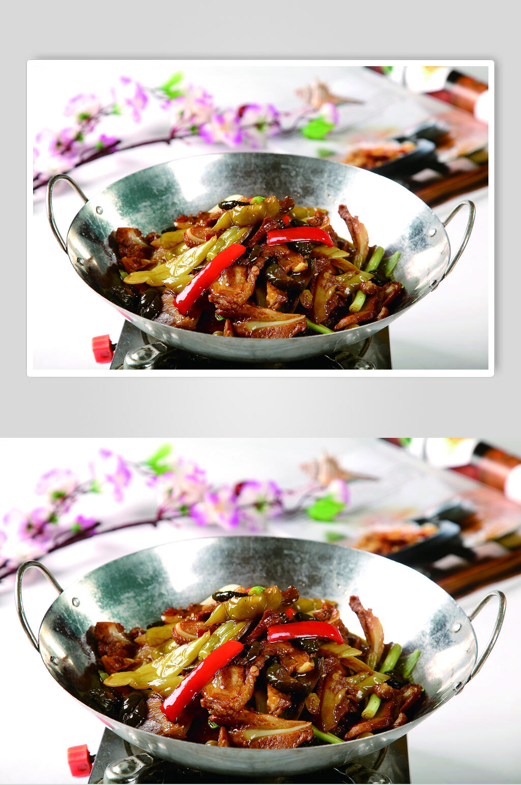 干锅酱椒月牙骨食物图片素材