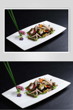 新鲜海笋炒八带食品图片