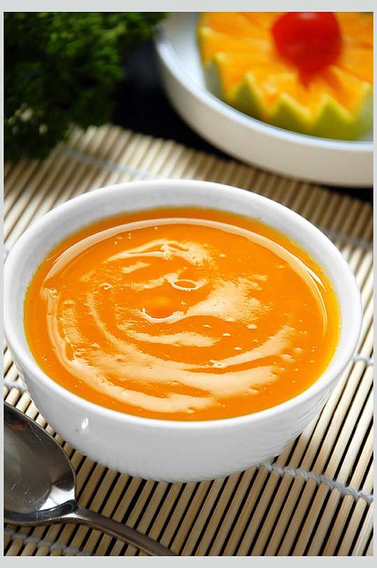 开胃南瓜粥食品高清图片